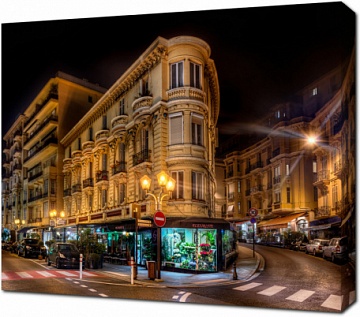 Улицы вечернего Монако