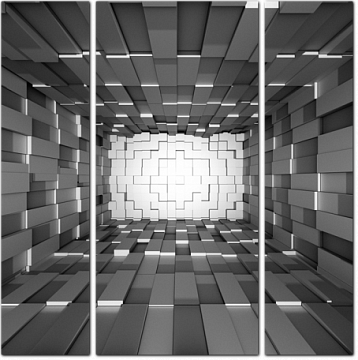 Кубический туннель 3D