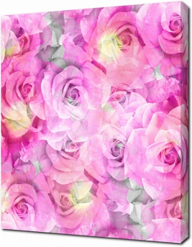 Абстрактный бесшовный фон с цветами роз