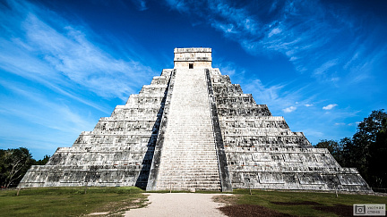Пирамида Майя, в Чичен-Ица, Мексика