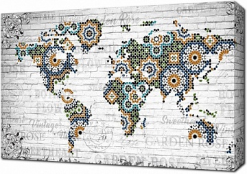 Орнаментальная карта мира