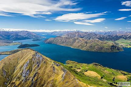 Фотообои Озеро Ванака и гора Аспиринг, Новая Зеландия