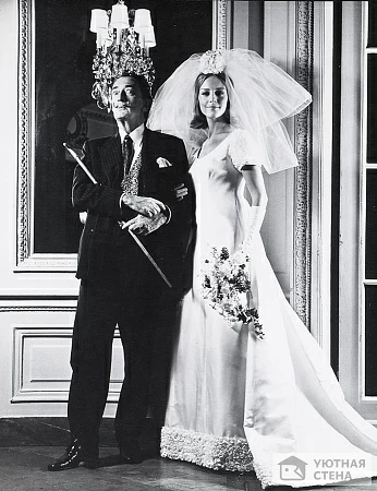 Сальвадор Дали и модель