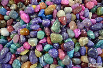 3D пол Цветные камушки