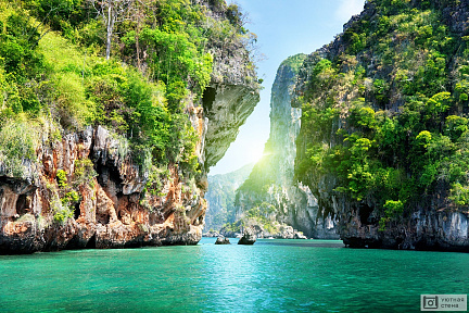 Скалы и море в Краби Таиланд