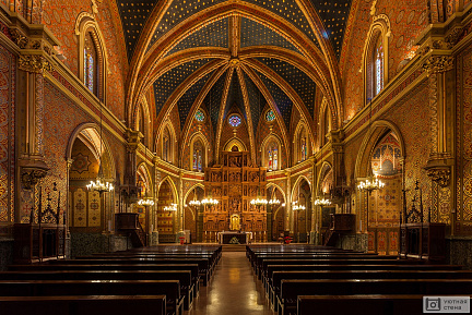 Интерьер церкви святого Петра. Теруэль. Арагон. Испания