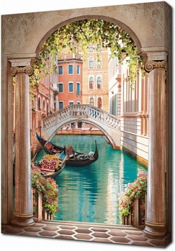 Арка с выходом к каналу Венеции