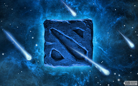 Космический логотип Доты