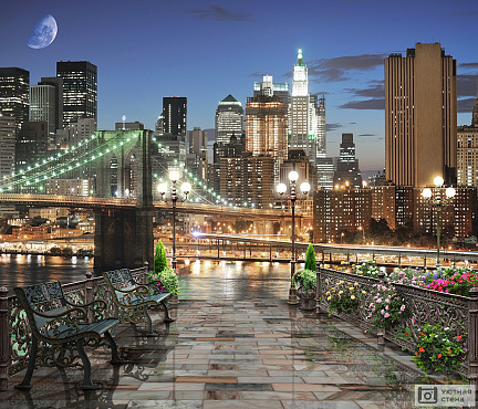 Фотообои Сказочный Нью-Йорк в цвете