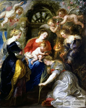 Питер Пауль Рубенс — Коронация Святой Екатерины