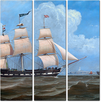 Уильям Кларк — Английский Торговый Корабль "Малабар"