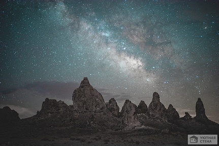 Фотообои Горы и звездное небо