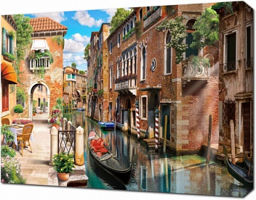 Живописная улочка Венеции