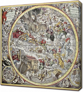 Небесная карта из атласа Целестис