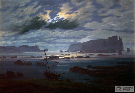 Каспар Давид Фридрих — Северное море в лунном свете