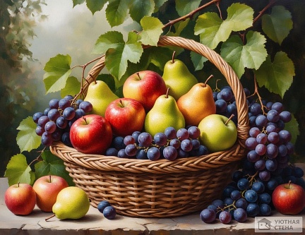 Корзина с фруктами