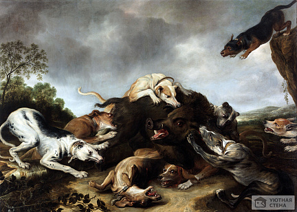 Франс Снайдерс — Охота на кабана