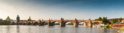Карлов мост в волшебном городе Праге