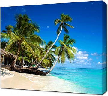 Тропический пляж Карибского моря