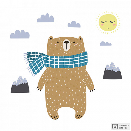 Медведь с шарфиком