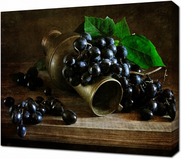 Натюрморт с виноградом и кувшином