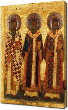 Св. Василий Великий, Григорий Богослов и Иоанн Златоуст, ок.1575 г.