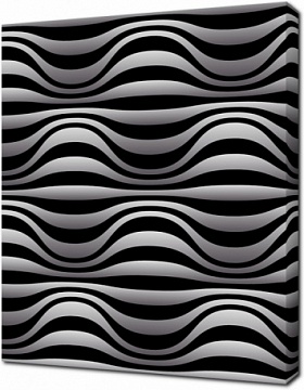 Черно-белые волны 3D