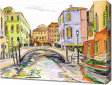 Яркие Венецианские каналы