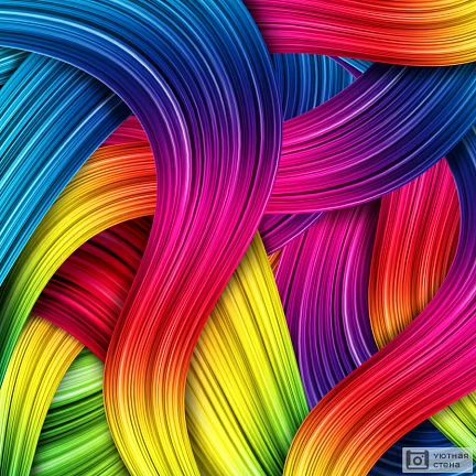Красочный фон с 3D эффектом