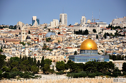 Фотообои Солнечный Иерусалим. Израиль