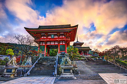 Фотообои Ворота в японский храм, Киото