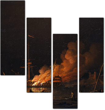 Чарльз Брукинг — Ночной пожар на корабле