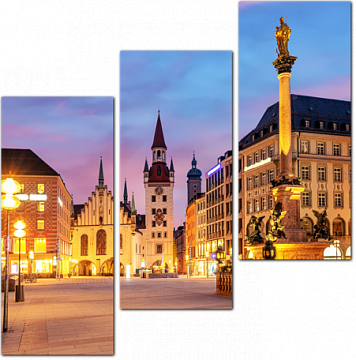 Площадь старого города в Мюнхене