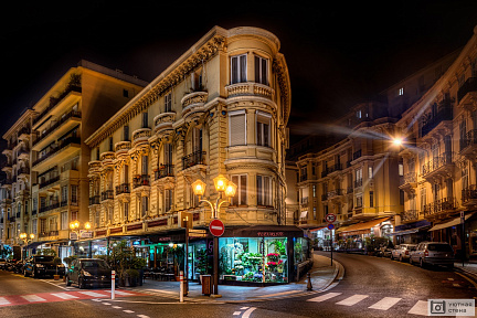 Улицы вечернего Монако