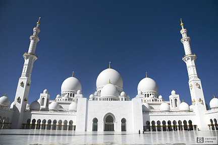 Фотообои Мечеть в Абу-Даби