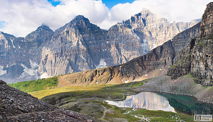 Фотообои Скалистые горы на рассвете Канада
