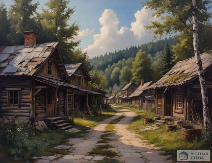 Тишина заброшенной деревни