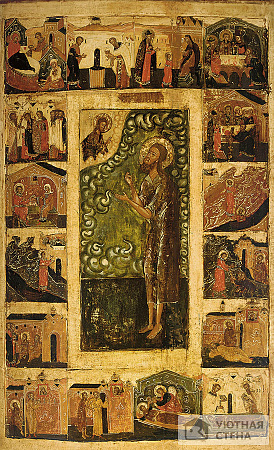 Св. Алексей Человек Божий с житием, ок.1650 г.