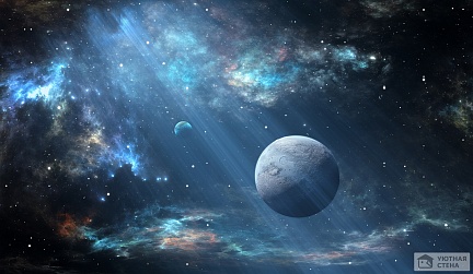 Звезды и планеты в космическом пространстве