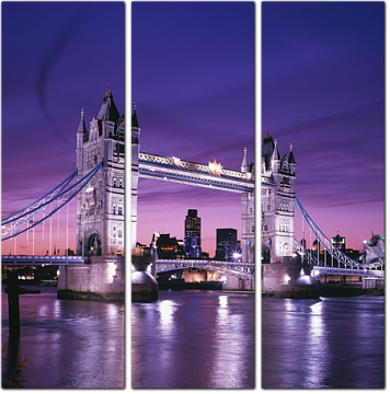 Ночной Лондон и Тауэрский мост