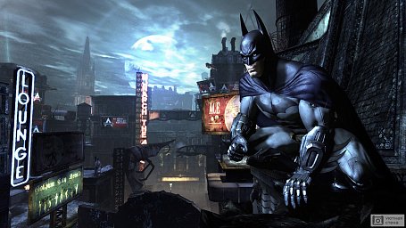 Бэтмен в ночном городе