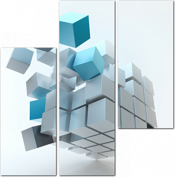 Кубическая абстракция 3D