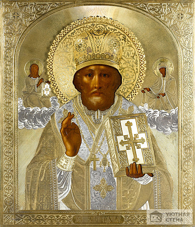 Св. Николай Чудотворец, икона XIX в.