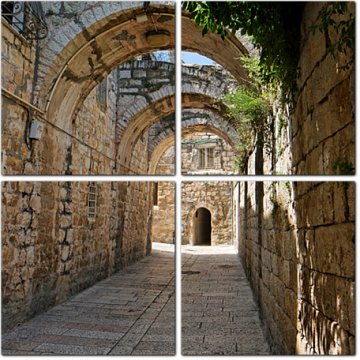 Арочный проход в Старый город Иерусалима