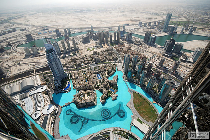 Фотообои Вид сверху на Дубай