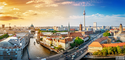 Фотообои Панорамный вид Берлина