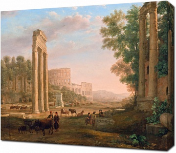 Клод Лоррен — Каприччо с римским форумом