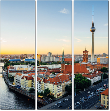 Панорама с берлинской телебашней