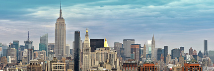 Фотообои Нью-Йорк под голубым небом