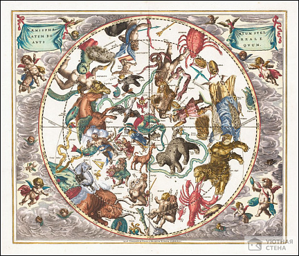 Средневековая карта созвездий